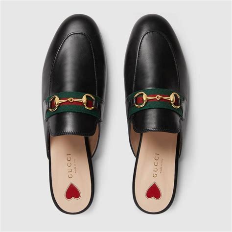 gucci leather slippers women's